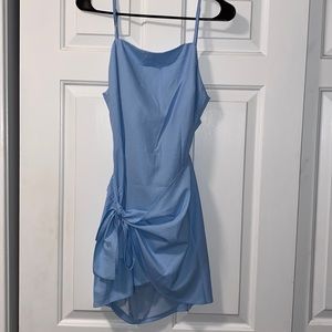 Light blue short dress